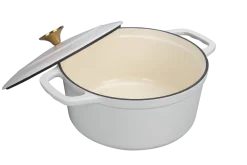 Nova Dynamic Støpejernsgryte 4,3L 24cm Beige