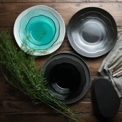 Porsgrund Porselænsfabrik Natur Asjett 22cm Klart Glass 4pk